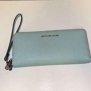 Large Michael Kors Wallet with Wrist Strap